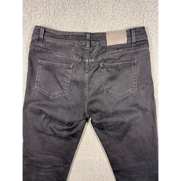 Closed Baker 1920 Slim Jeans Womens 29 Black Raw Hem Candiani Denim Made Italy - Picture 5 of 12